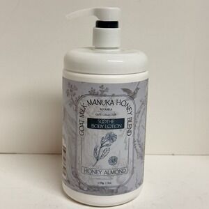 Goat Milk And Manuka Honey Soothe Body Lotion Honey Almond 31 Oz Botanika Cafe